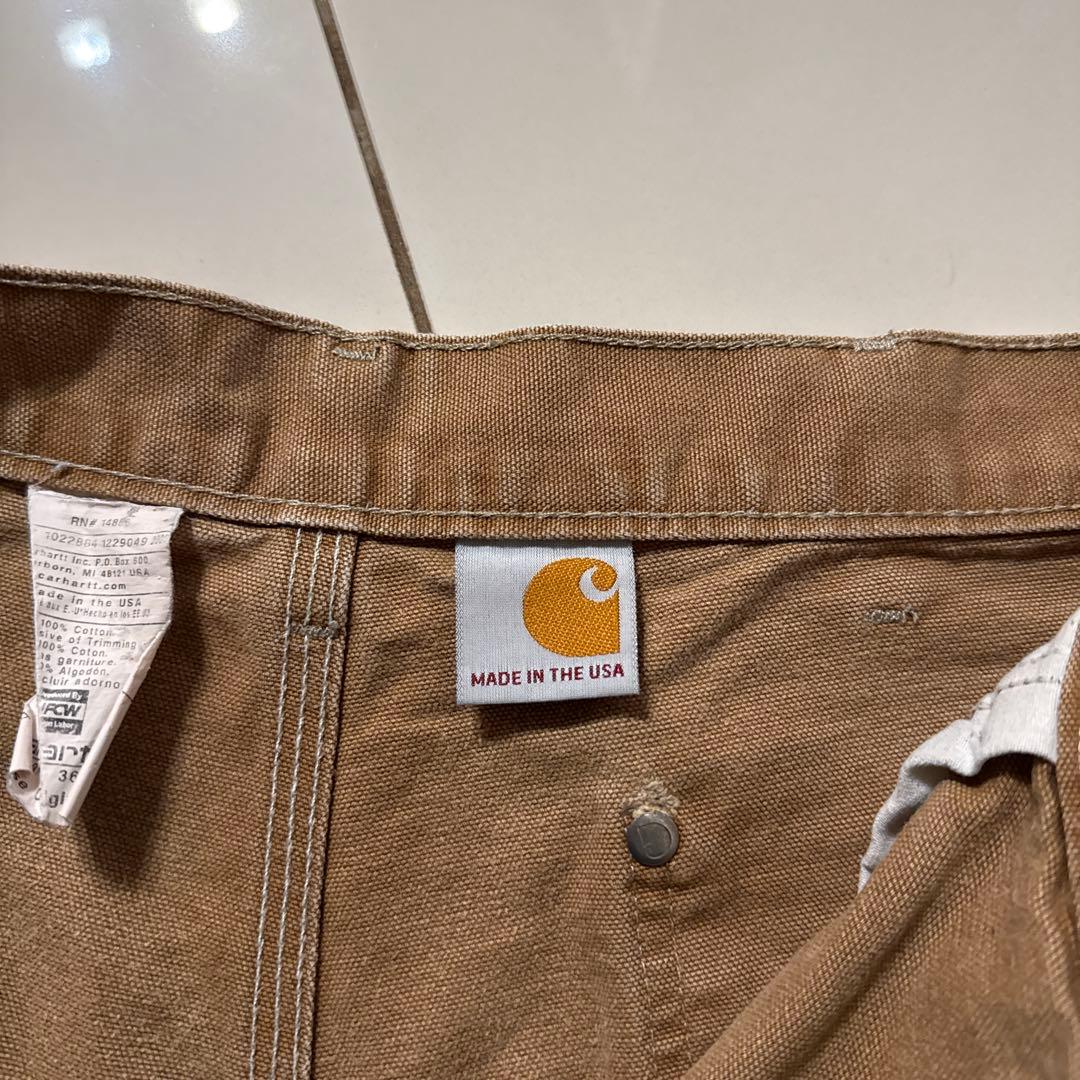 USA製 Carhartt ダブルニーペインターパンツ BRN W36L30