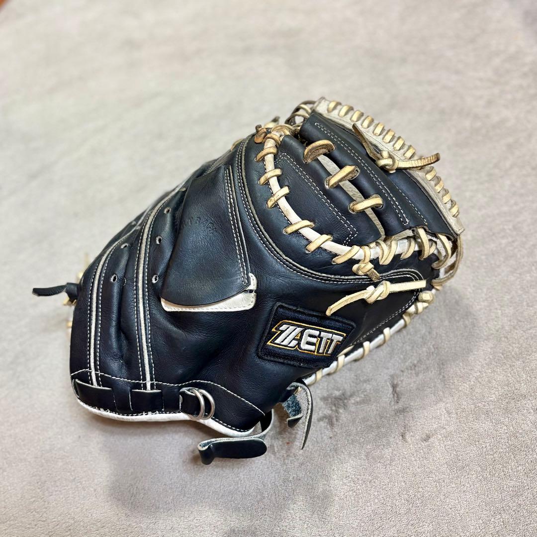 ナ*ギ様 【日本製】里崎モデル 貴重 キャッチャーミット 軟式 捕手 野球 一般