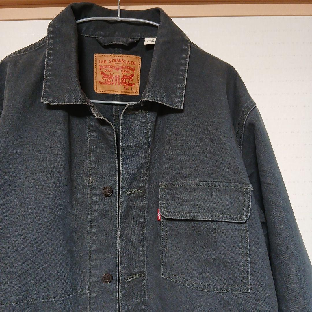 Levi’s リーバイス ダック生地 カバーオール ワークジャケット ブラック