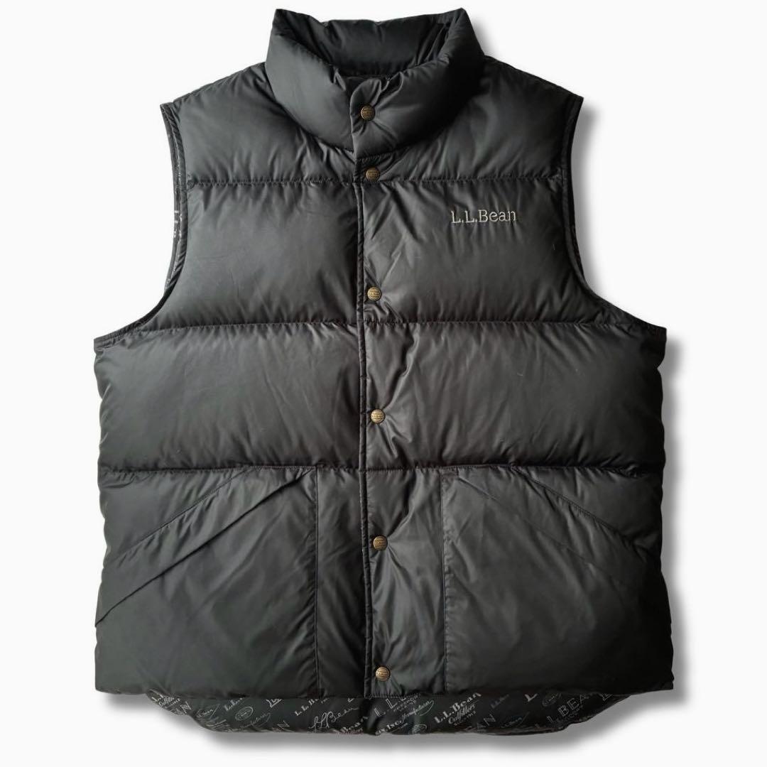 未使用 L.L.BEAN ビーンズ トレイル モデル ダウン ベスト 82 黒