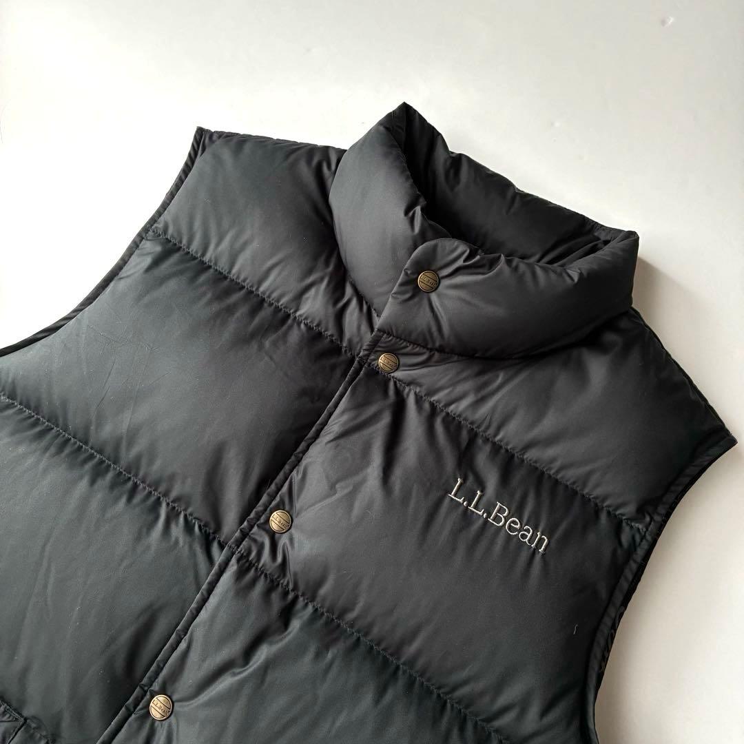 未使用 L.L.BEAN ビーンズ トレイル モデル ダウン ベスト 82 黒