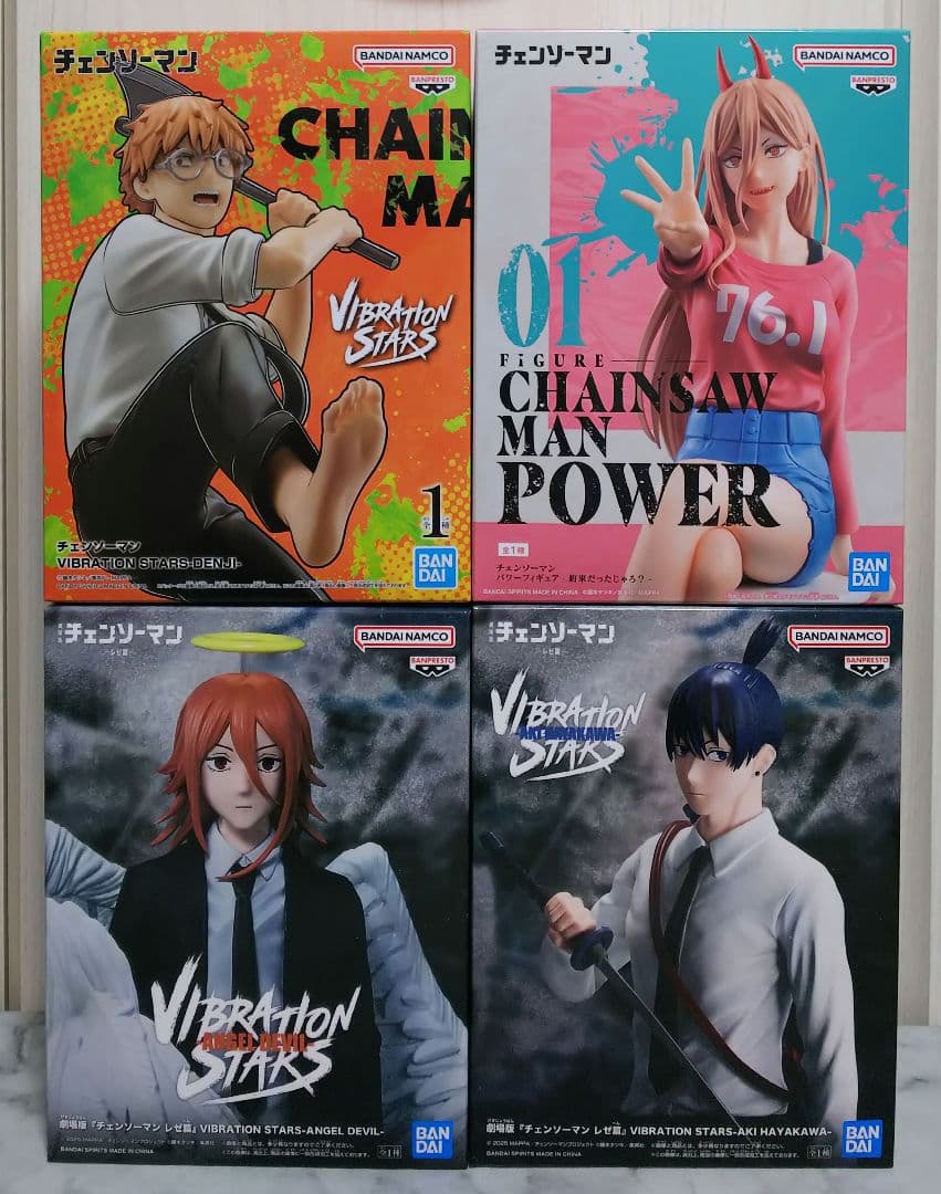 【未開封/メルカリ便】人気/美少女フィギュア まとめ売り4種 チェンソーマン