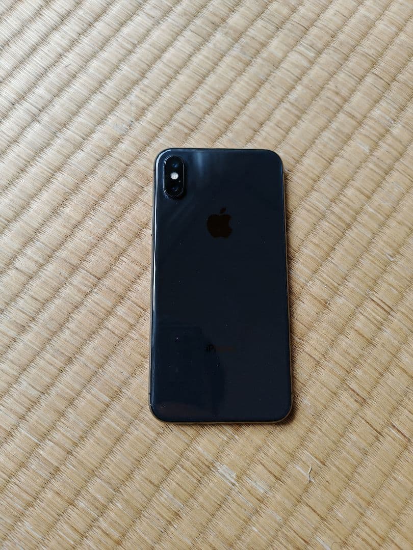 【美品 iPhone X スペースグレイ 256GB バッテリー残100%