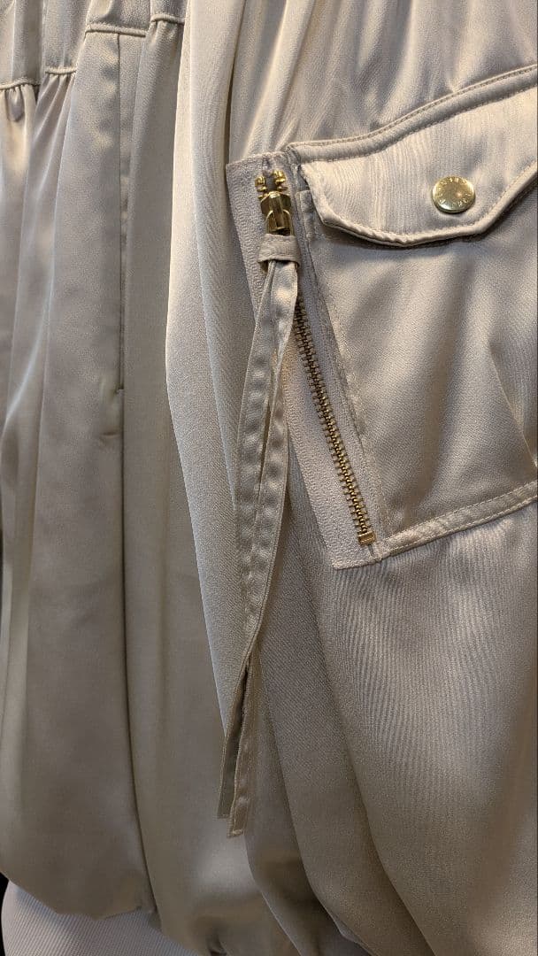 イチパーセント 　ミリタリーサテン ジャケット MA-1 usu gallery