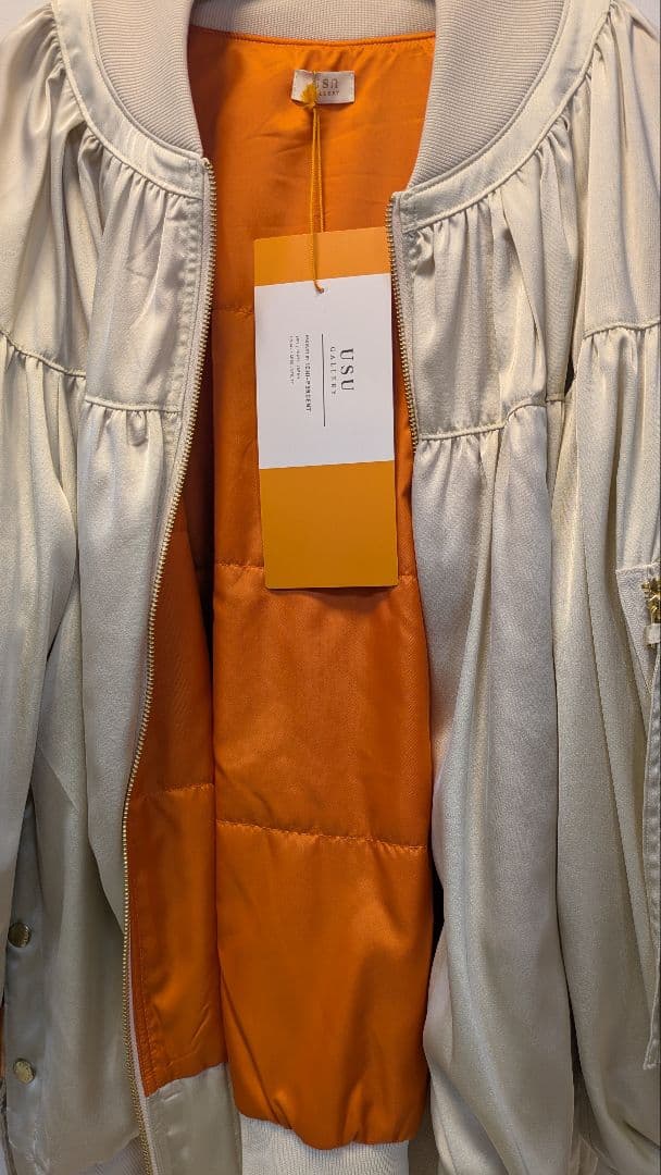 イチパーセント 　ミリタリーサテン ジャケット MA-1 usu gallery