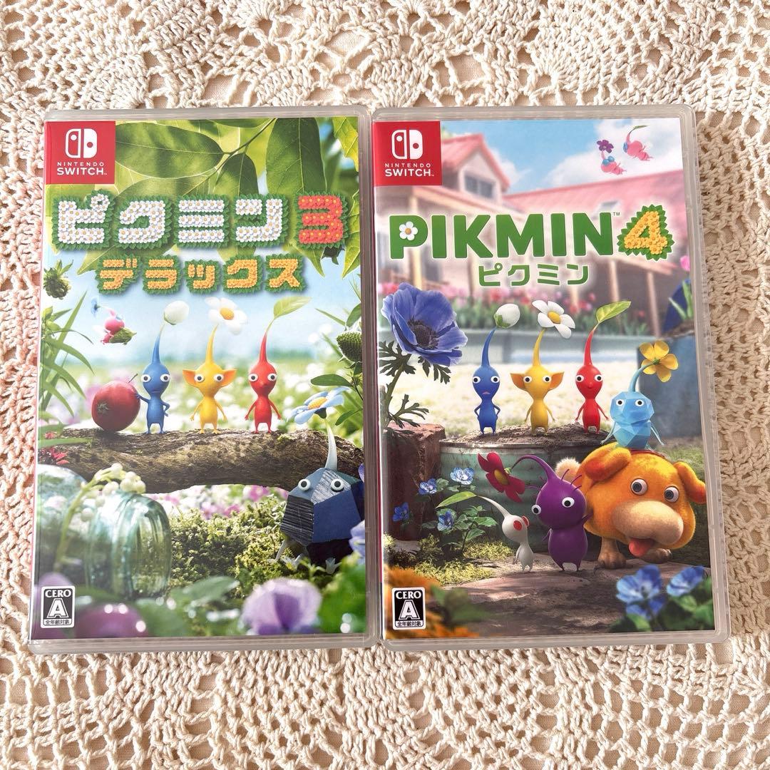 ◇年明けSALE◇Switch＊ピクミン３デラックス&ピクミン４セット
