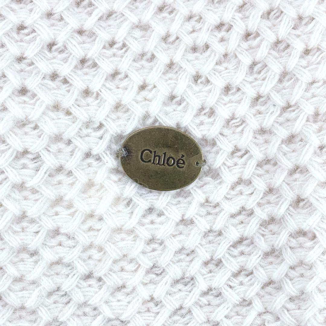 【未使用タグ付き】　Chloe　クロエ　ネックウォーマー　マフラー　アンゴラ混