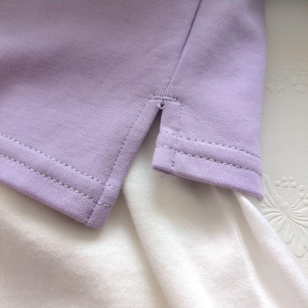 新品 mezzo piano 短丈パーカ＆半袖T ウエストロゴ プリーツスカパン