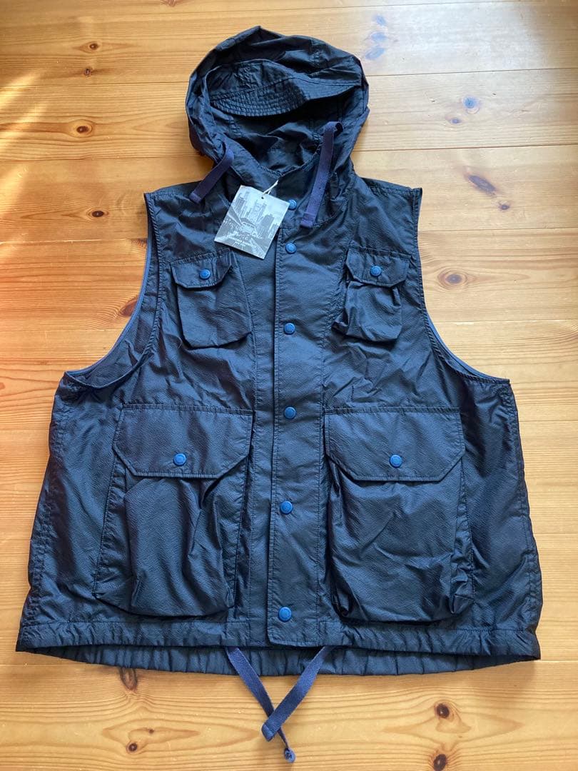 エンジニアードガーメンツ フィールドベスト　M ネイビー　ネペンテス