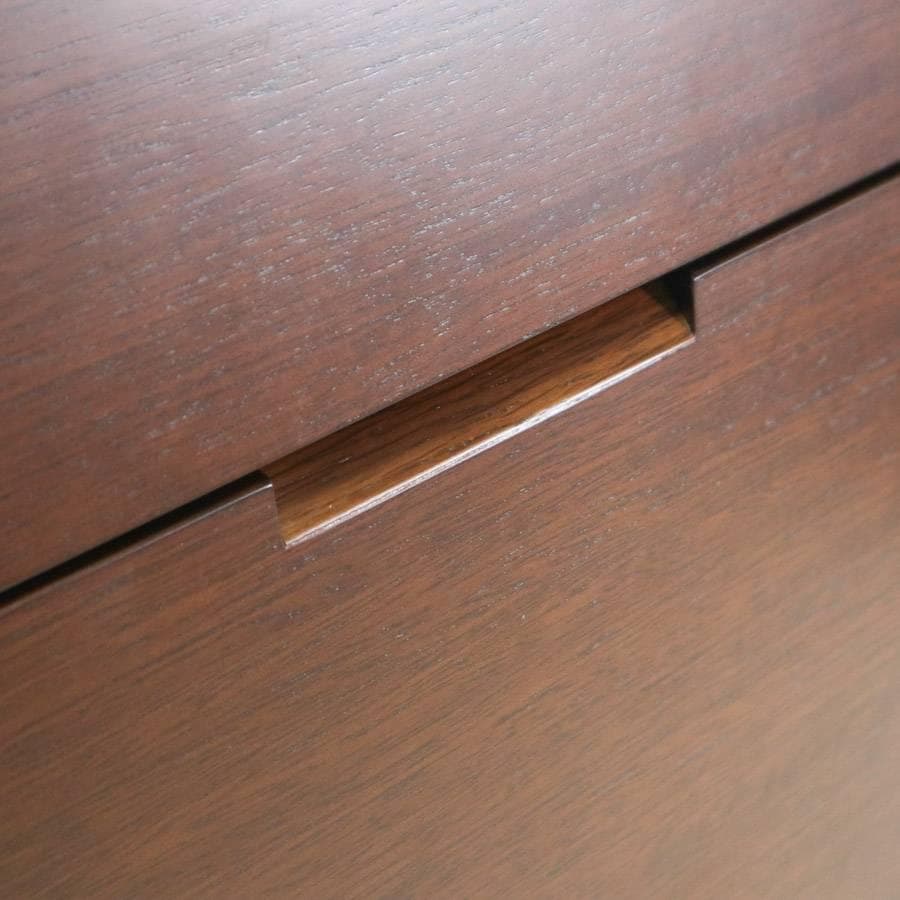 値下シモンズ ナイトテーブル オーク材 ブラウン系 引き出し2段 KA1608