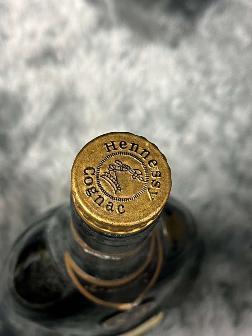 ヘネシー Hennessy XO 金キャップ グリーンボトル ブランデー　古酒