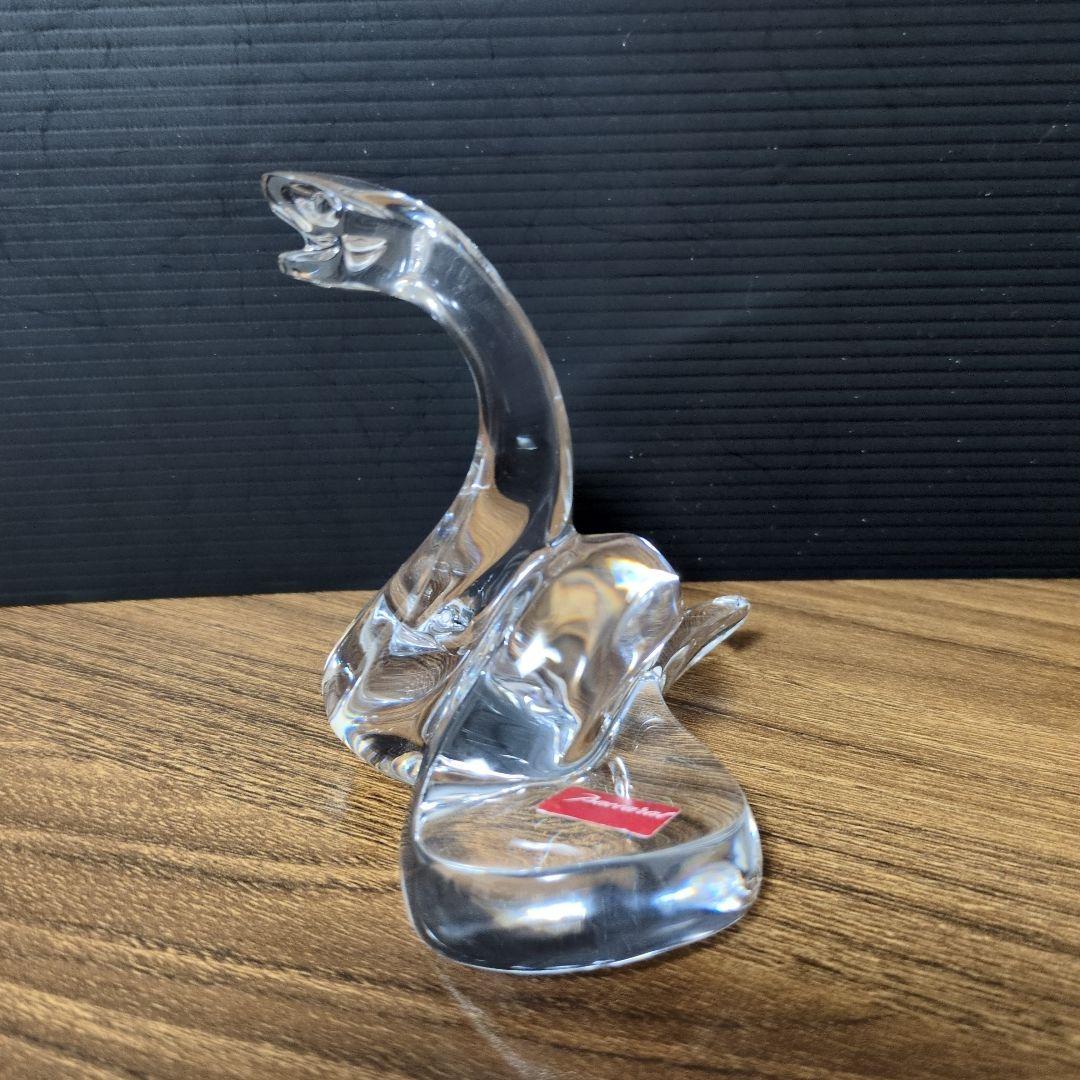 【美品】バカラ／干支 巳 蛇 スネイク フィギュリン 置物