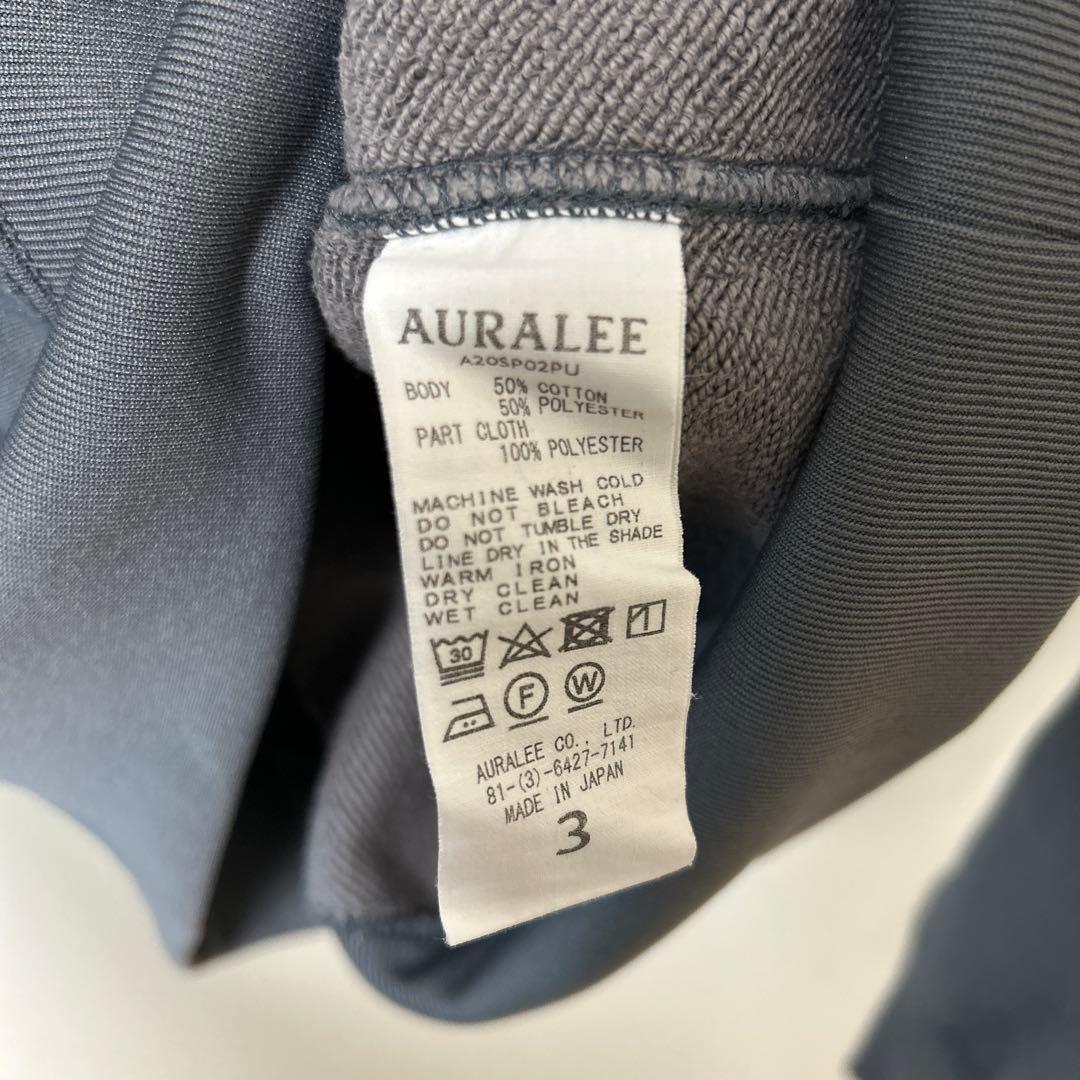 【Ladybeetle 】Auralee バギーポリエステルスウェット