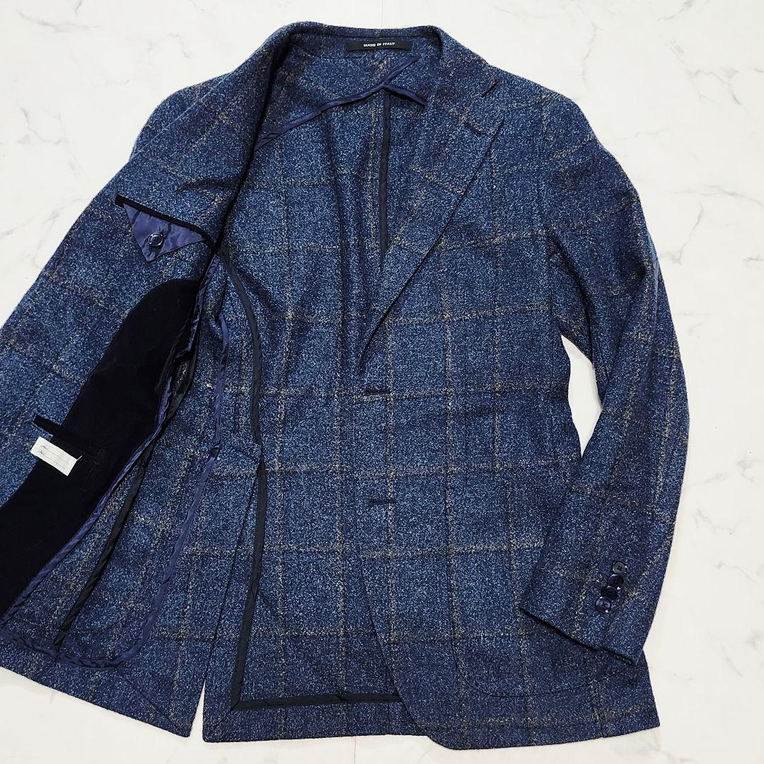 三者混☆タリアトーレ　モンテカルロ　テーラードジャケット　チェック柄　42