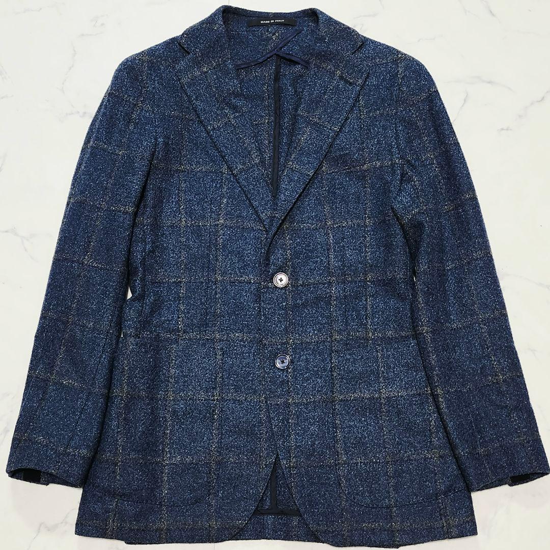 三者混☆タリアトーレ　モンテカルロ　テーラードジャケット　チェック柄　42