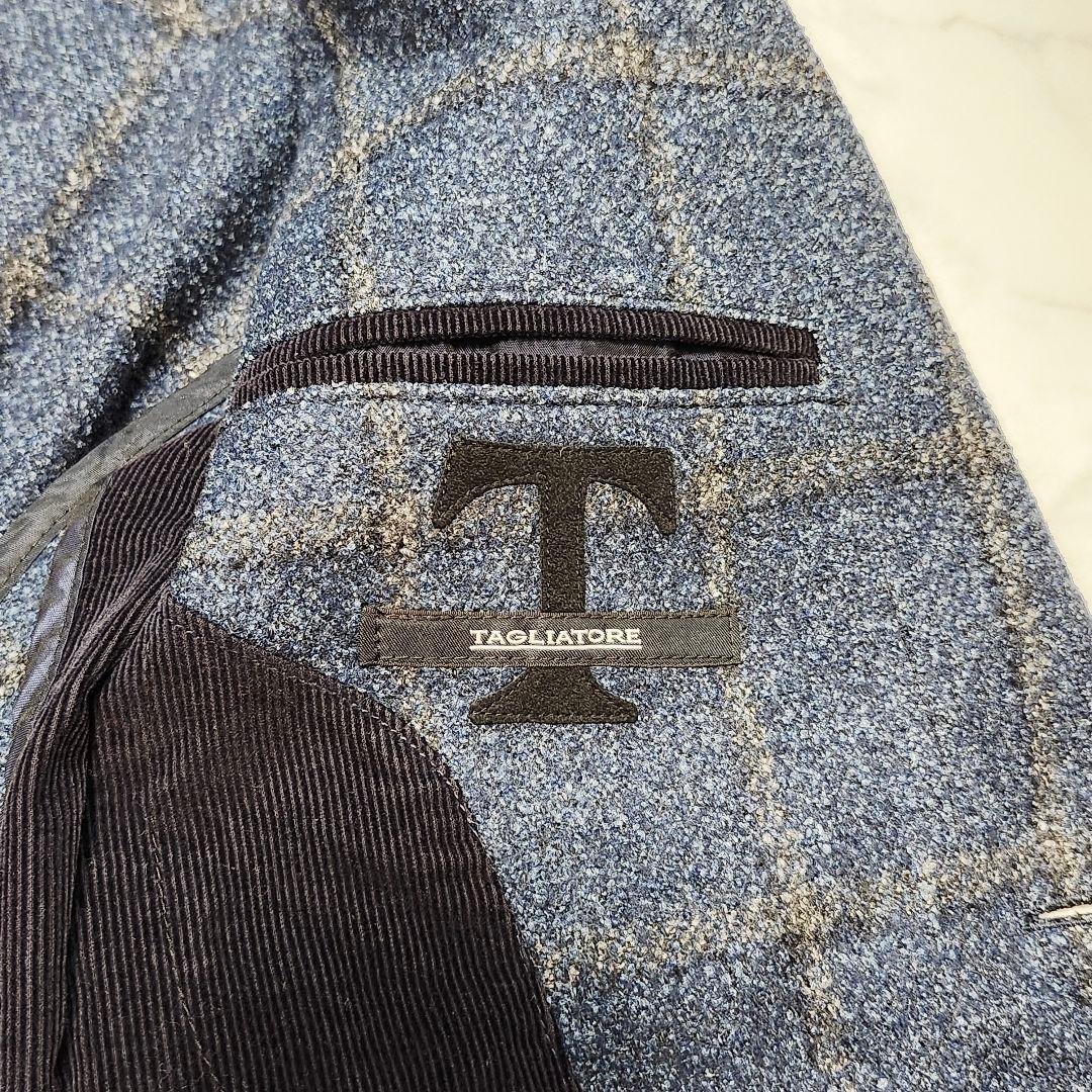 三者混☆タリアトーレ　モンテカルロ　テーラードジャケット　チェック柄　42