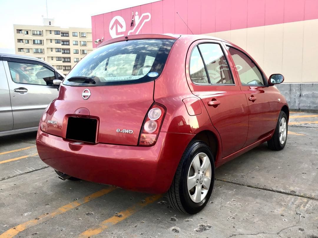 ★低走行!★日産★マーチ★切替式4WD★女性ワンオーナー★禁煙車★