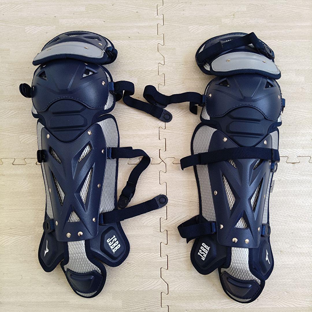 Mizuno レガース Lサイズ ネイビー