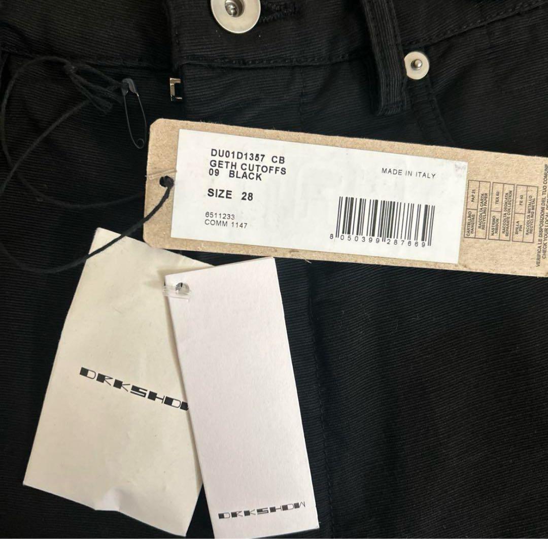 パンツ rick owensDRKSHDW 24aw geth cut shorts