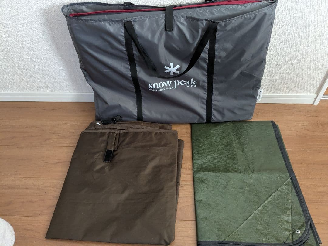 スノーピーク リビングシート+フロアマット　TM-380＆TM-385