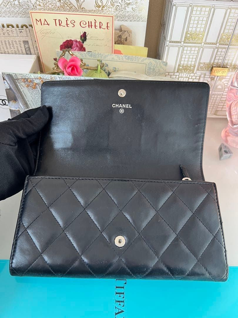 限定品　シャネル　マトラッセ　長財布