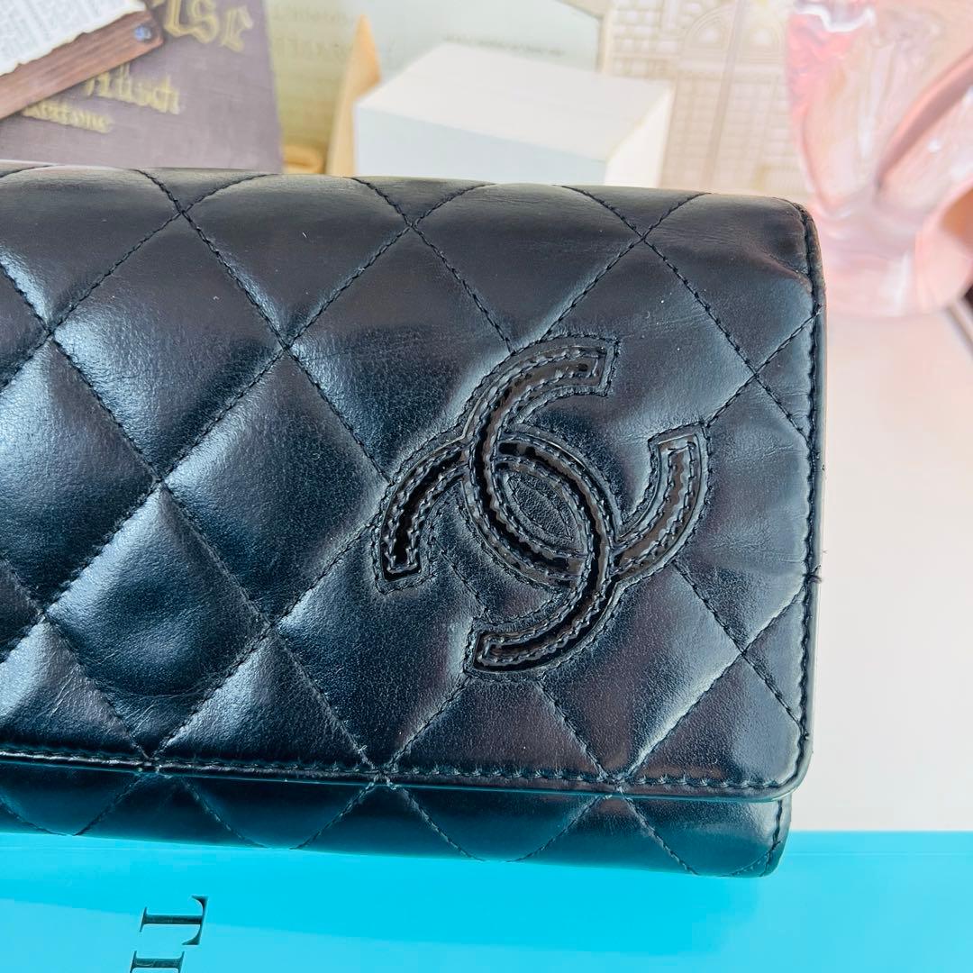 限定品　シャネル　マトラッセ　長財布