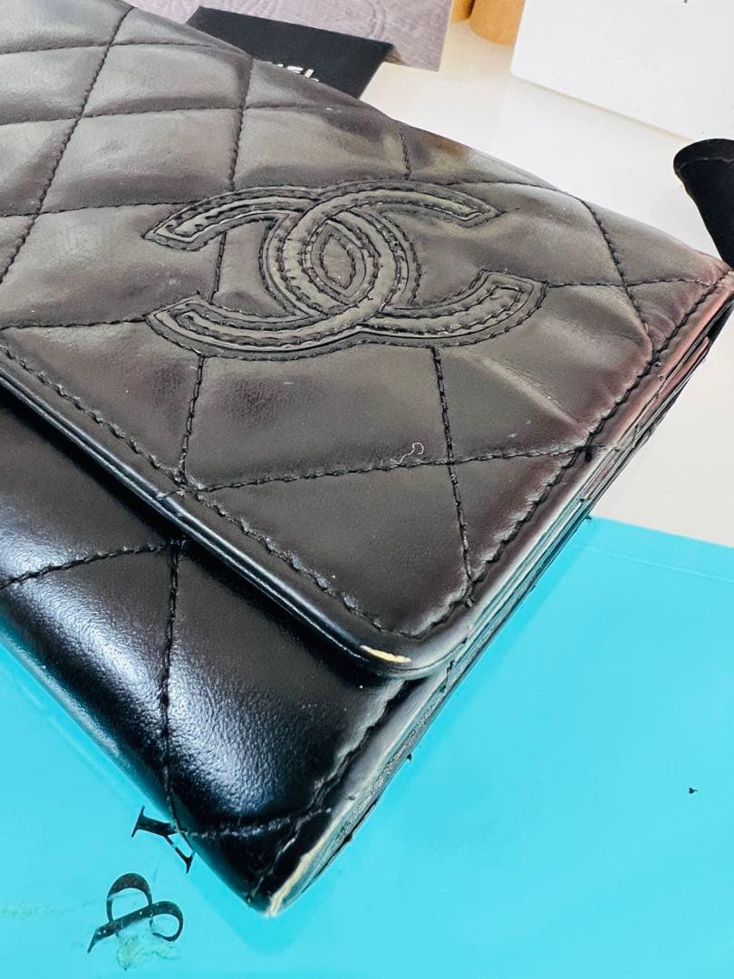 限定品　シャネル　マトラッセ　長財布