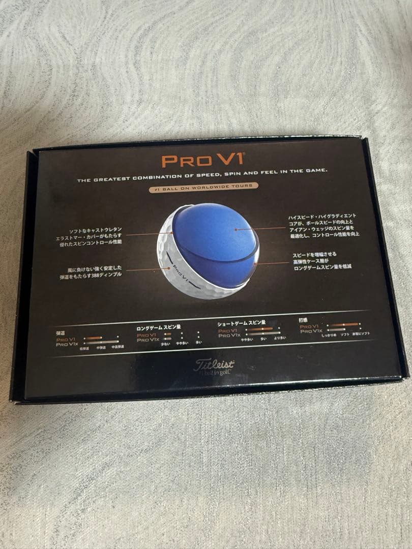 Titleist Pro V1 ゴルフボール 12個入り 3箱