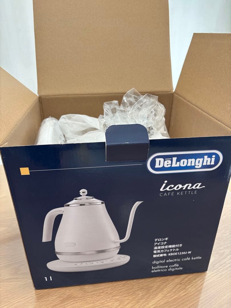 DeLonghi アイコナ カフェケトル KBO1323-W