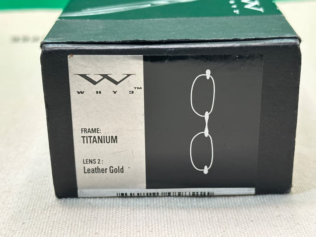 【希少・美品】OAKLEY Why3　ビンテージサングラス　外箱・マイクロバッグ