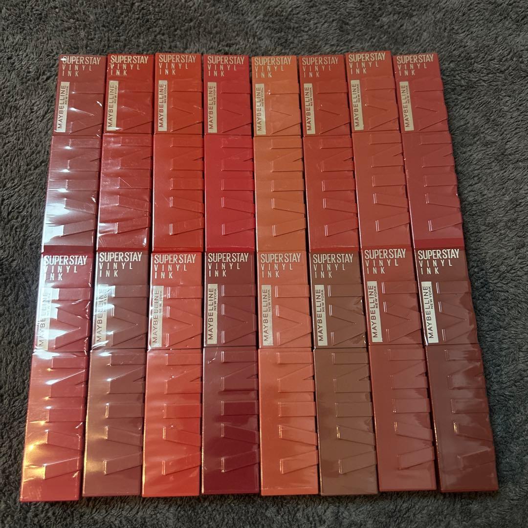 【最終値下げ！】メイベリンSPステイヴィニルインク口紅　16本セット　まとめ売り