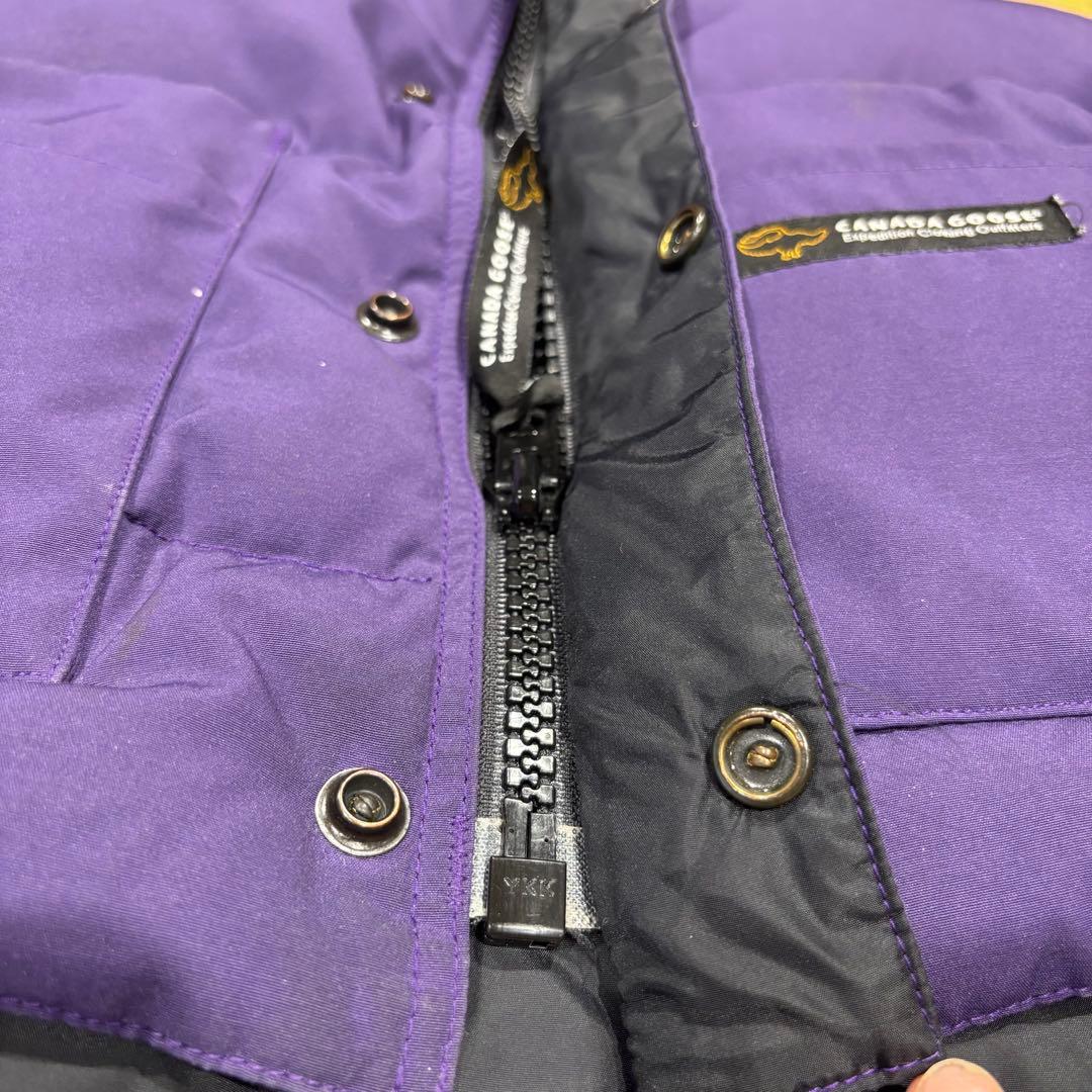   / ダウンベスト旧タグ　紫　SP