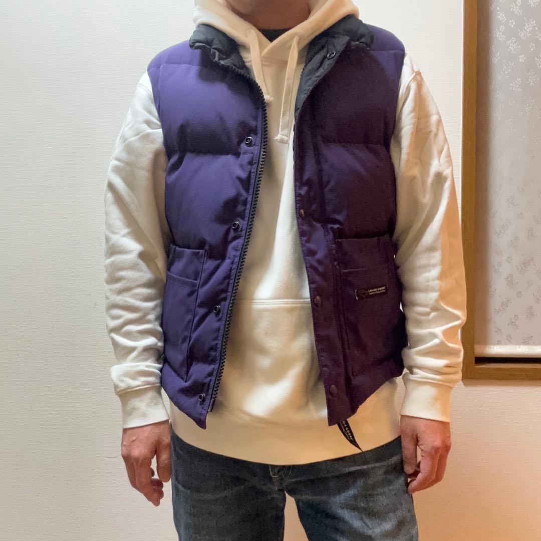   / ダウンベスト旧タグ　紫　SP