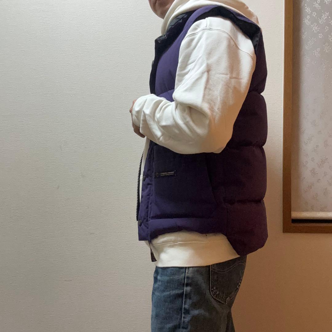   / ダウンベスト旧タグ　紫　SP