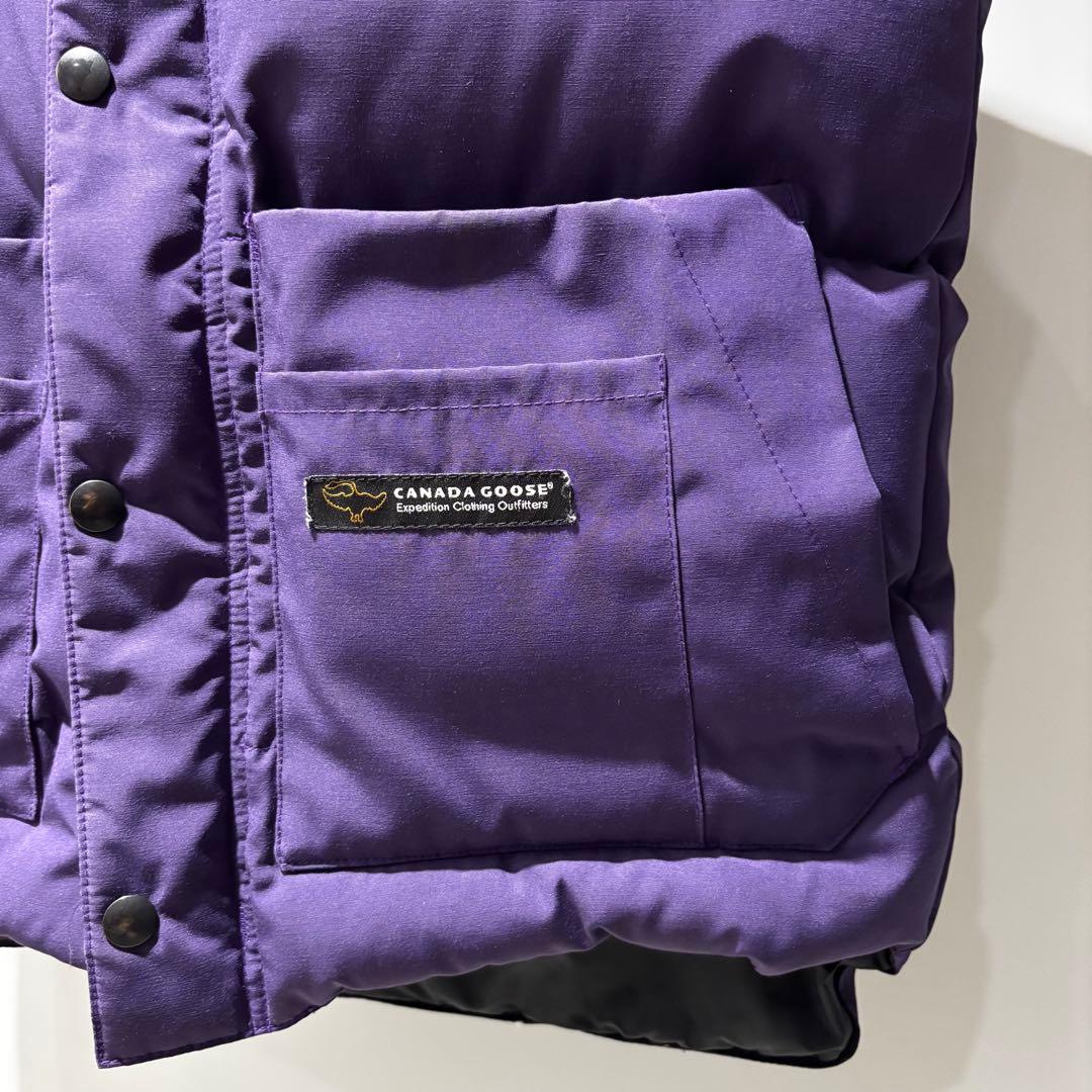   / ダウンベスト旧タグ　紫　SP