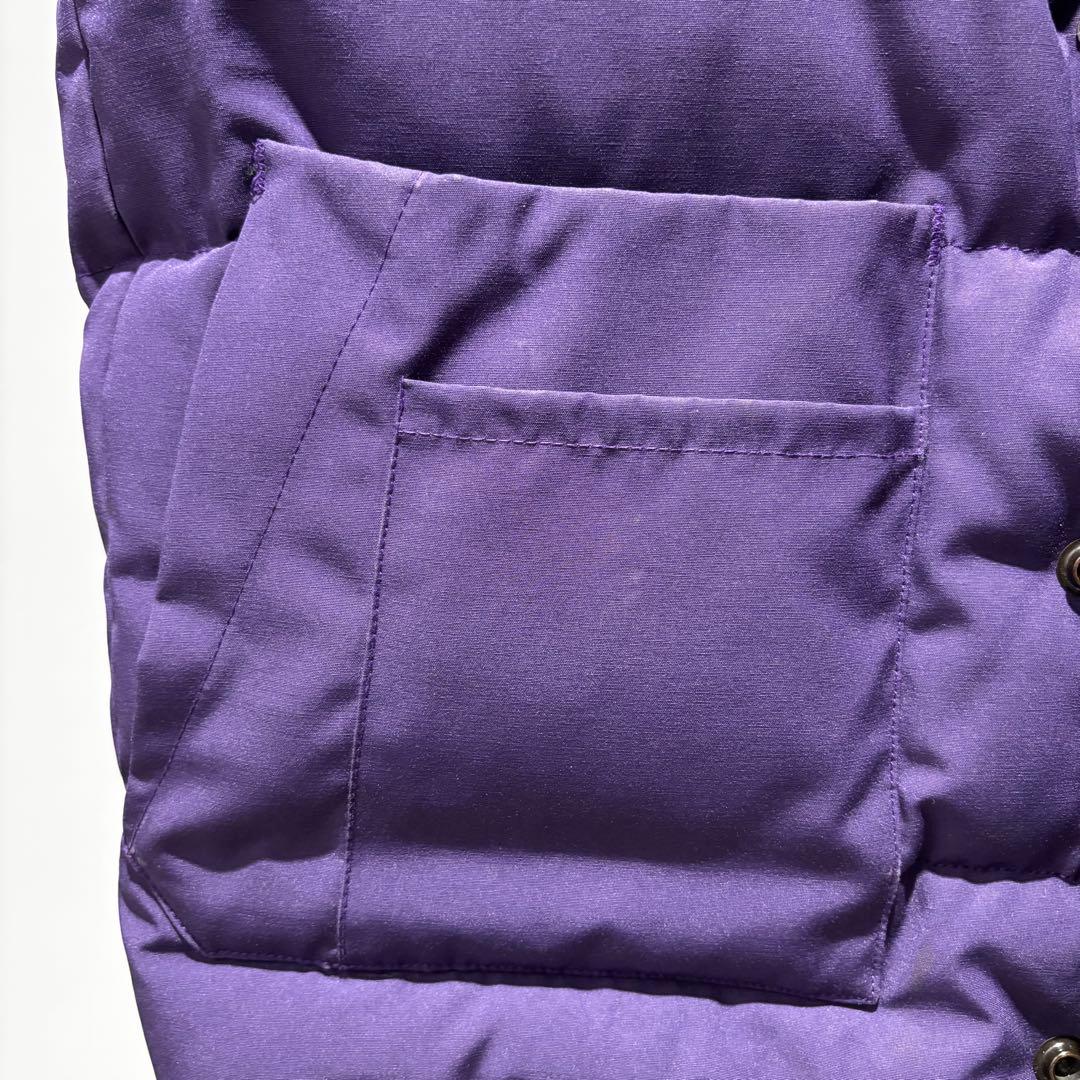   / ダウンベスト旧タグ　紫　SP