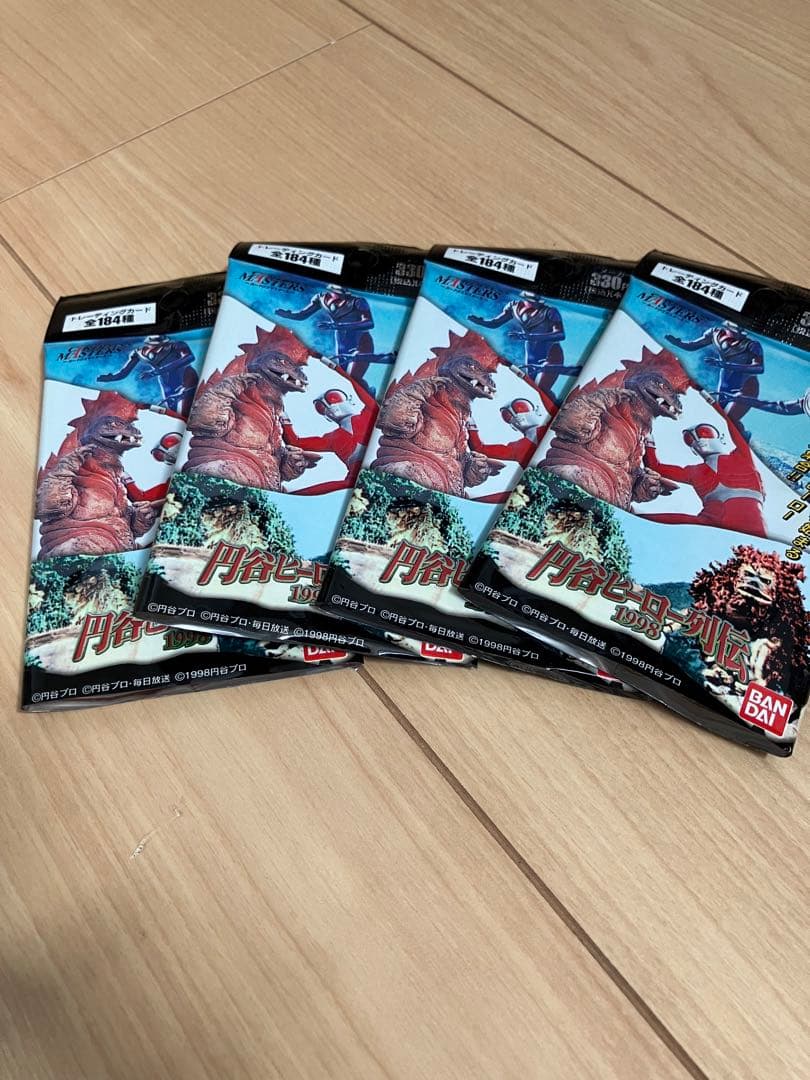 【美品】円谷ヒーロー列伝1998・未開封3BOX+開封済み1BOX【初版】