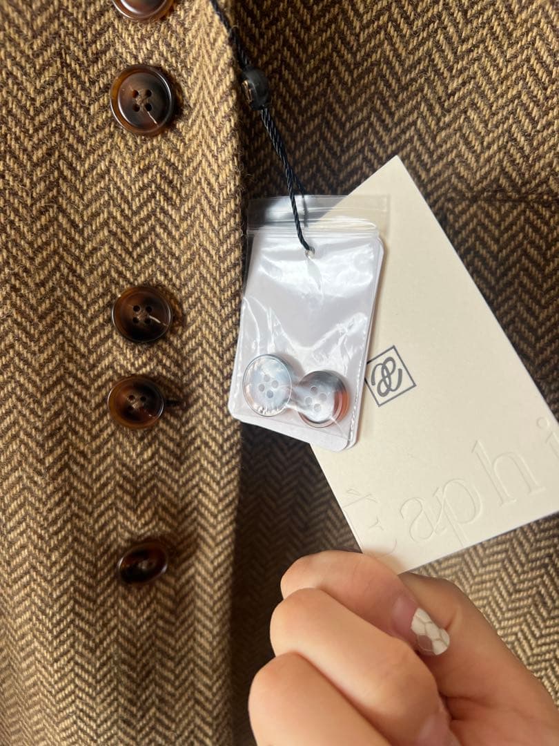 【Eaphi】【完売品】 WOOL TWEED JACKET