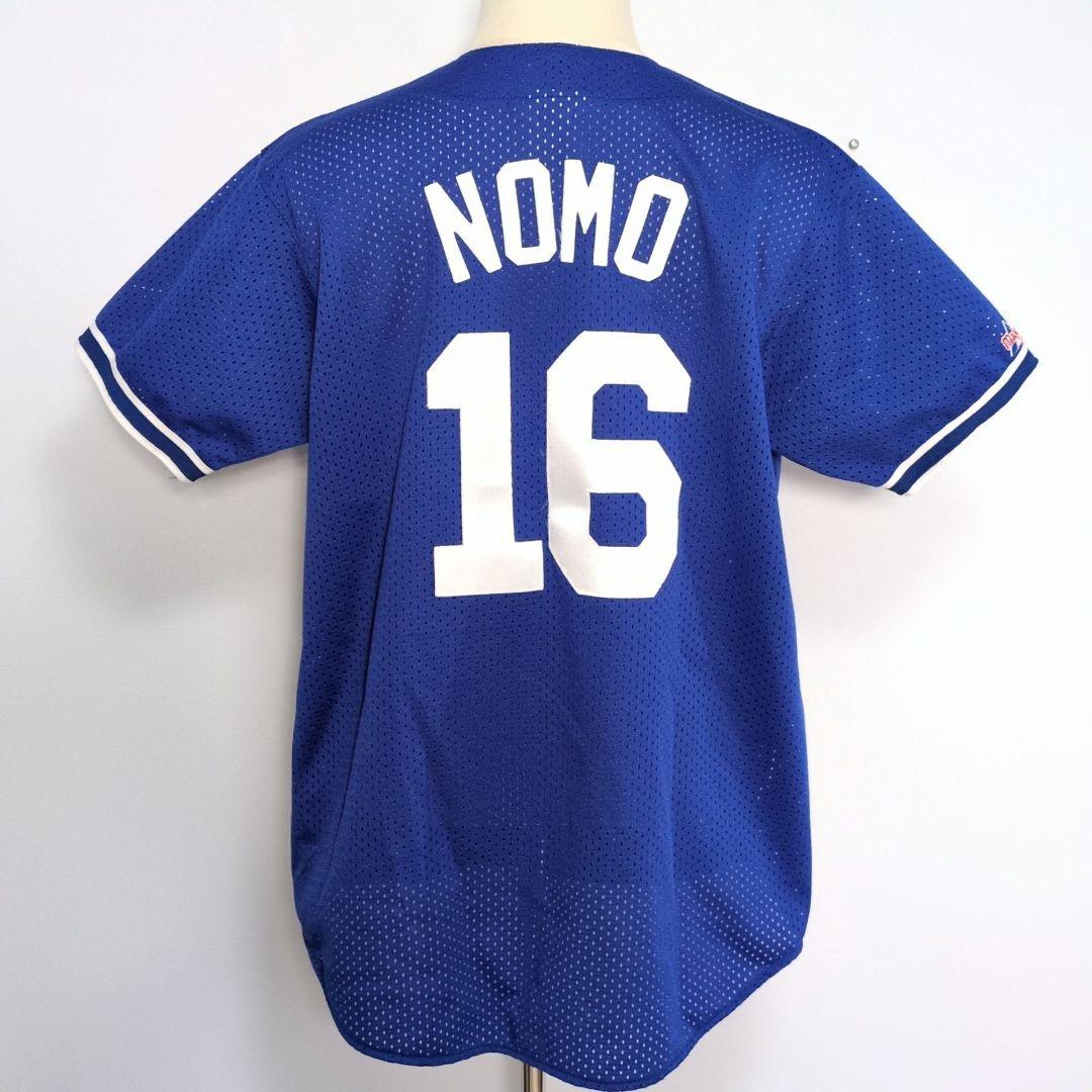 希少 90s ドジャース ベースボールシャツ アメリカ製 野茂英雄 16