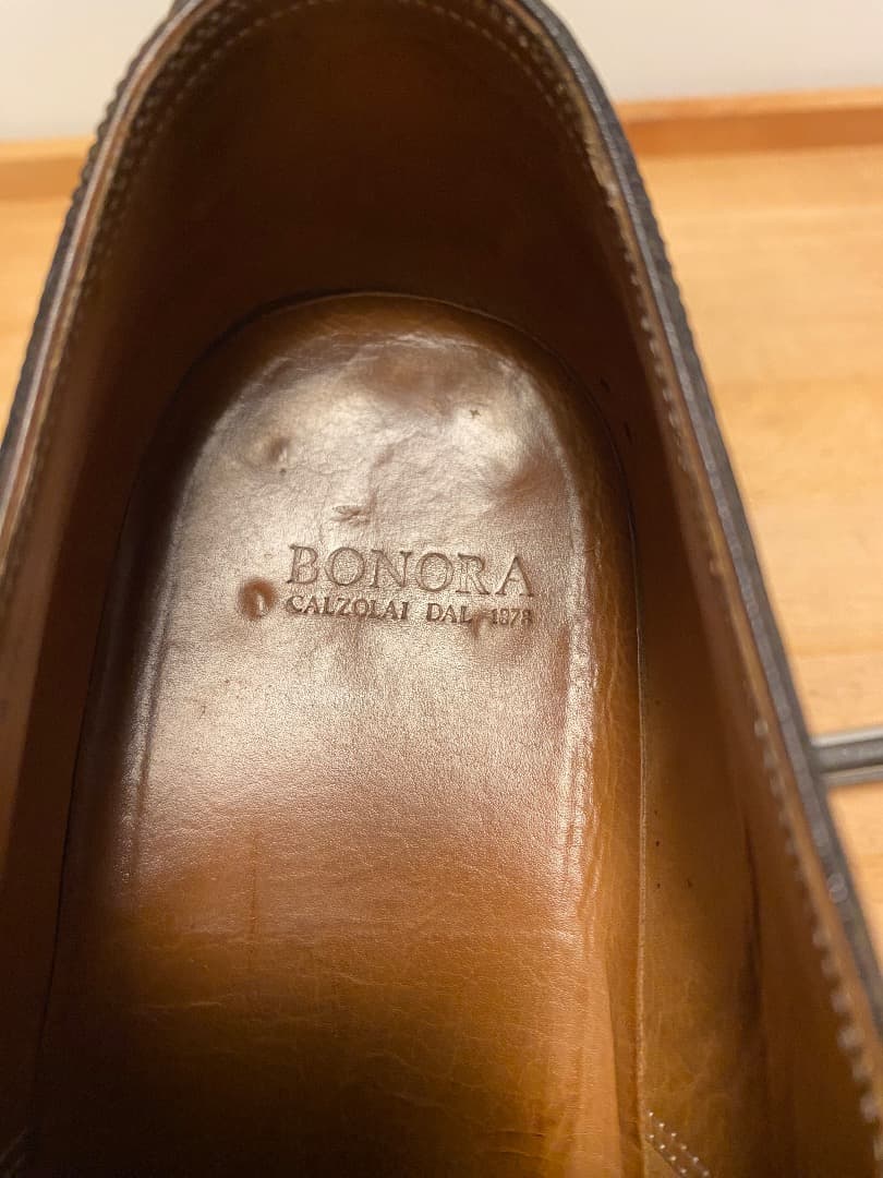 ボノーラ　BONORA　旧ボノーラ　パンチドキャップトゥ　UK8