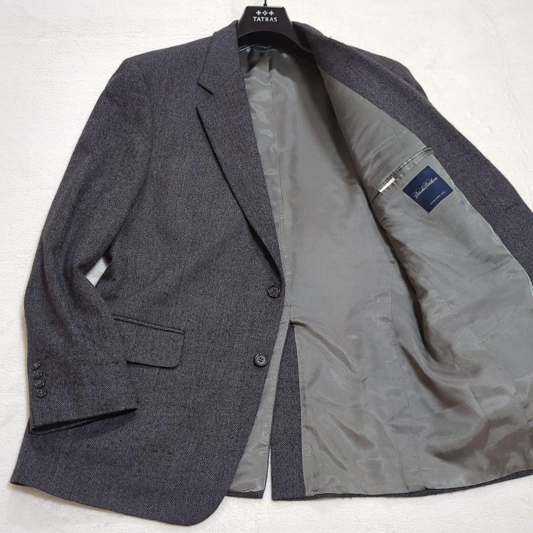 希少XL 米国製 ブルックスブラザーズ カシミヤ ツイード テーラードジャケット