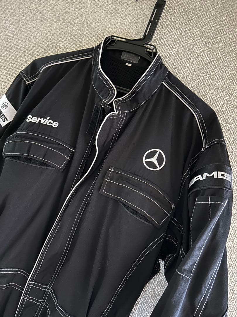 メルセデスベンツ　つなぎ　Lサイズ、　ベンツキャップセット