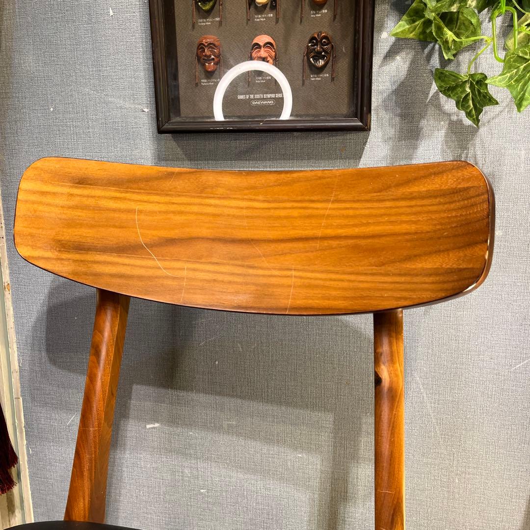 黒ぶたどん 　￼Sale 2脚セット　ウォールナット　北欧ST チェア