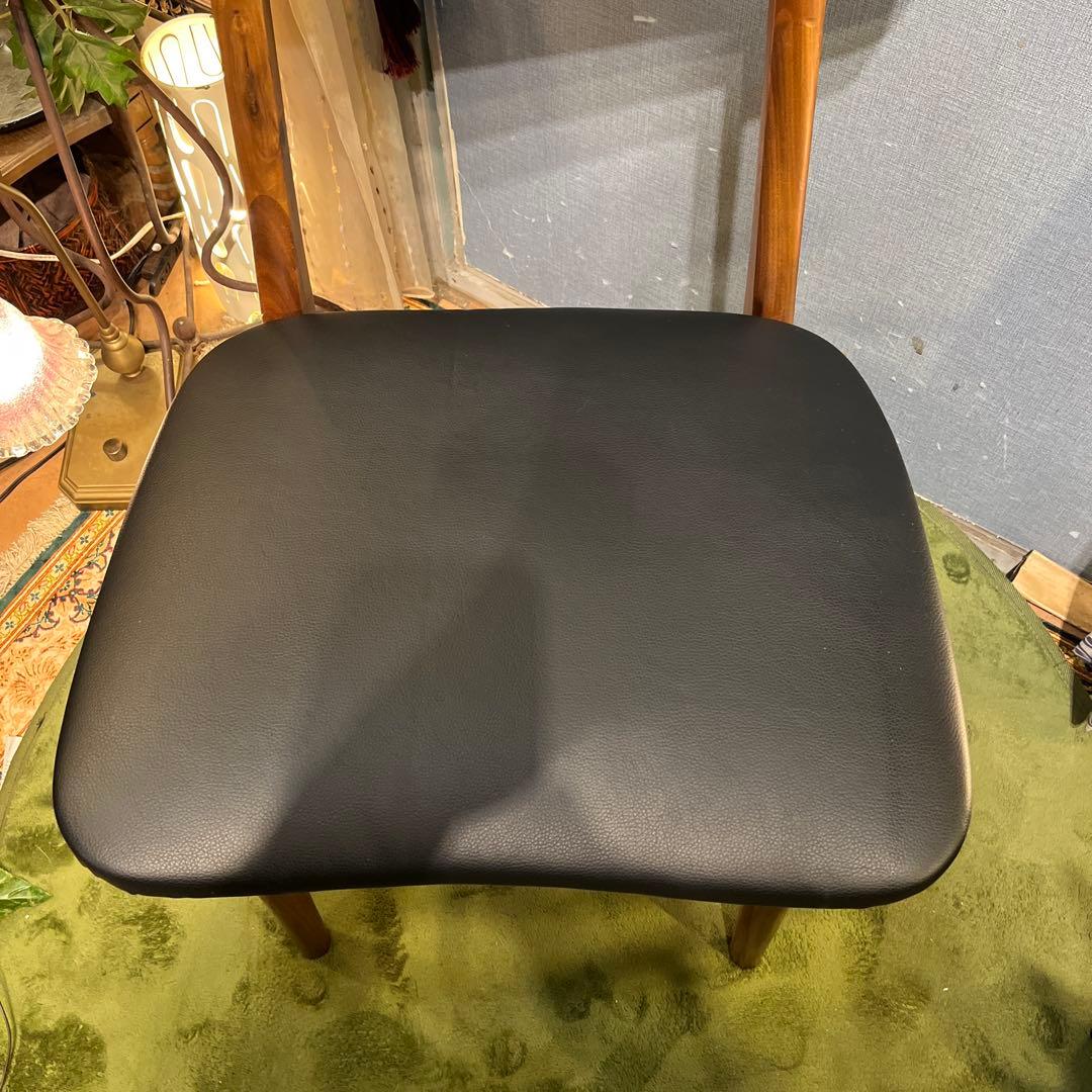 黒ぶたどん 　￼Sale 2脚セット　ウォールナット　北欧ST チェア