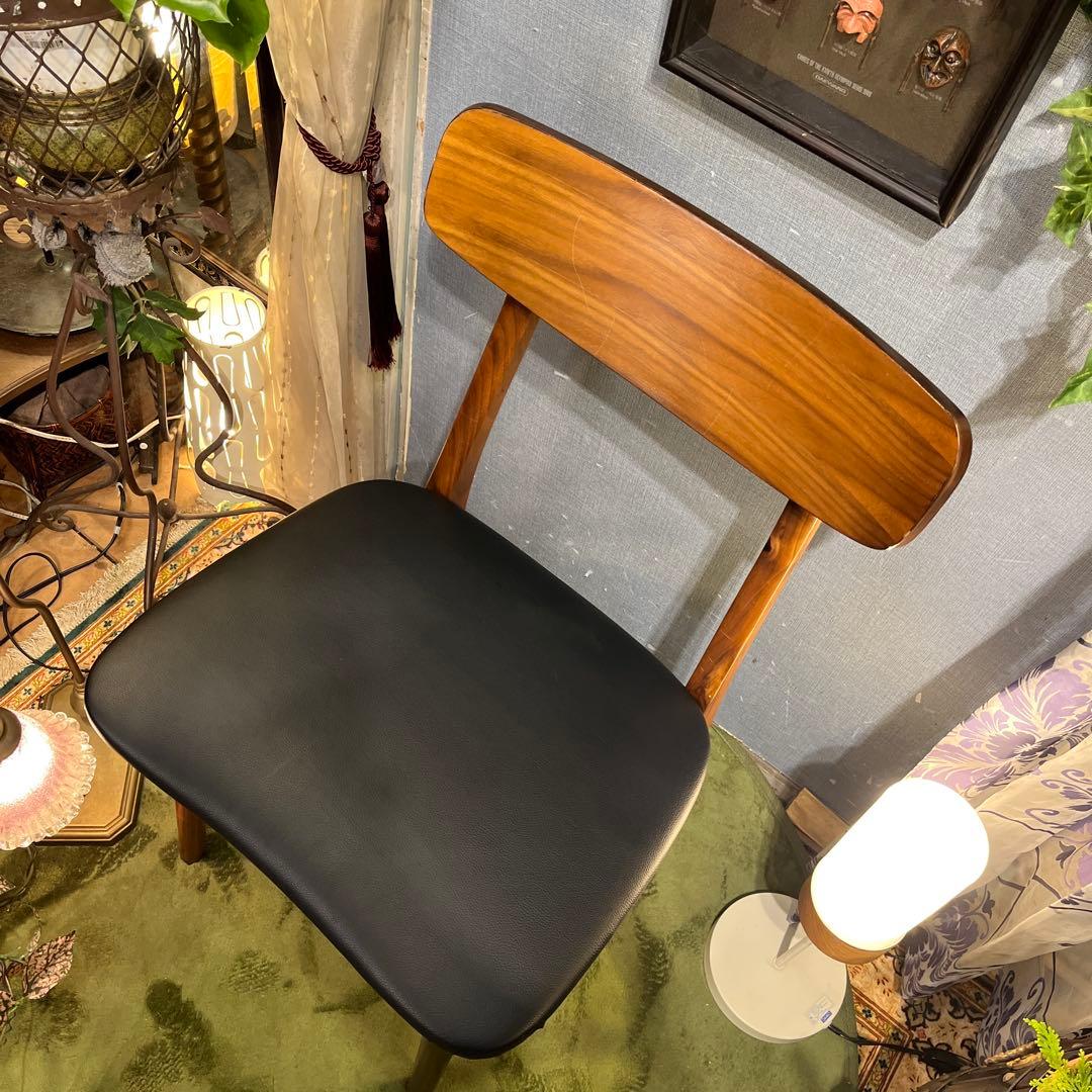 黒ぶたどん 　￼Sale 2脚セット　ウォールナット　北欧ST チェア