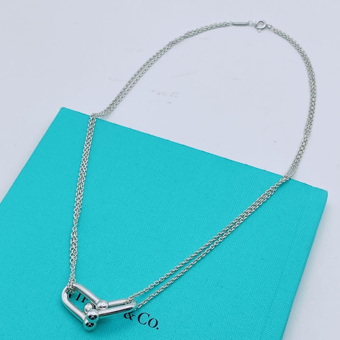 Tiffany & Co. ハードウェア　ダブルリンク　ネックレス　チェーン