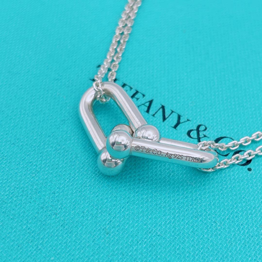 Tiffany & Co. ハードウェア　ダブルリンク　ネックレス　チェーン