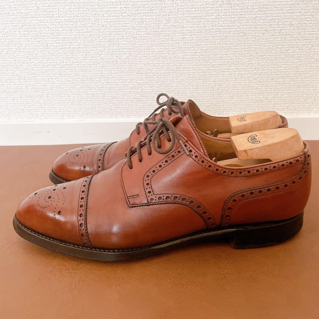 JOSEPH CHEANEY&SONS ダービー UK8.0F ライトブラウン