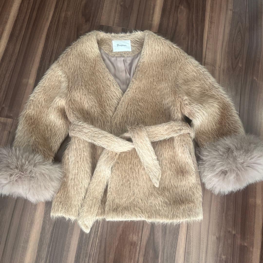 ダイアグラム　シャギー　コート　土日限定価格