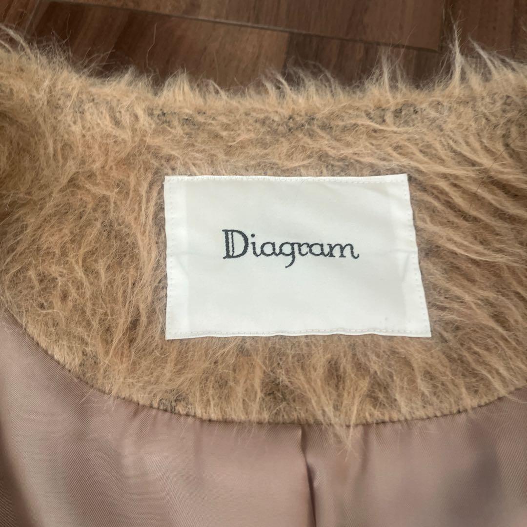 ダイアグラム　シャギー　コート　土日限定価格